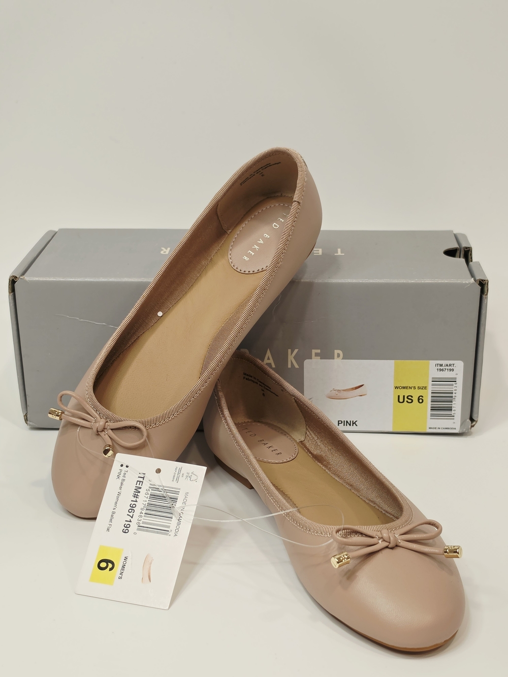 Ted Baker Pink Women's Ballet Flats